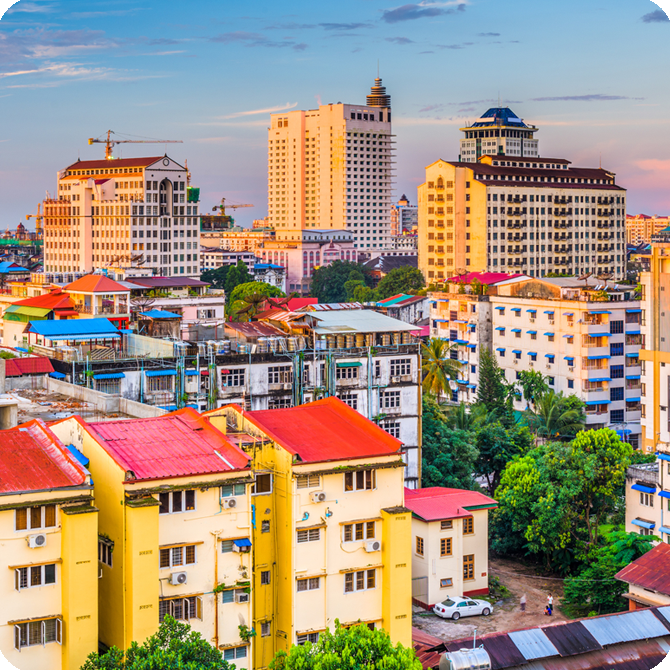 ミャンマーの街・観光地